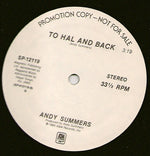 Andy Summers : 2010 / To Hal And Back (12", Promo)