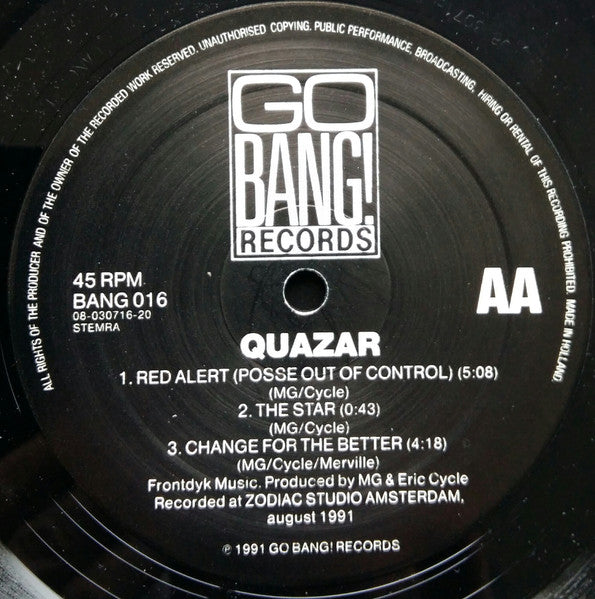 Quazar : The Future (12")
