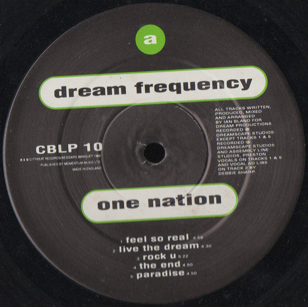 Dream Frequency : One Nation (LP, Album)