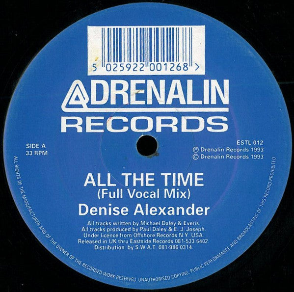 Denise Alexander (2) : All The Time (12")
