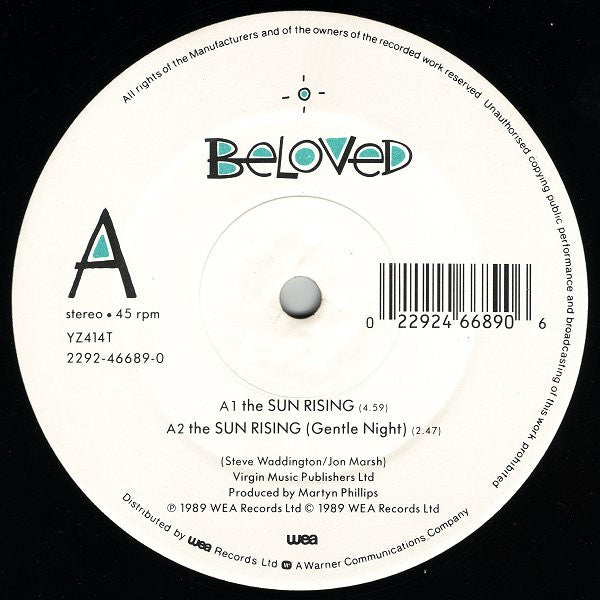 Beloved* : The Sun Rising (12", Single)