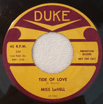 Miss LaVell : Just Look At You Fool / Tide Of Love (7", Promo)