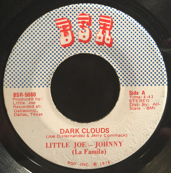 Little Joe Y La Familia, Tony Top : Dark Clouds (7", Single)