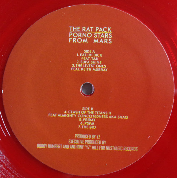 THE RAT PACK (4) : Porno Stars From Mars (PSFM)(12", EP, Ltd, Red)