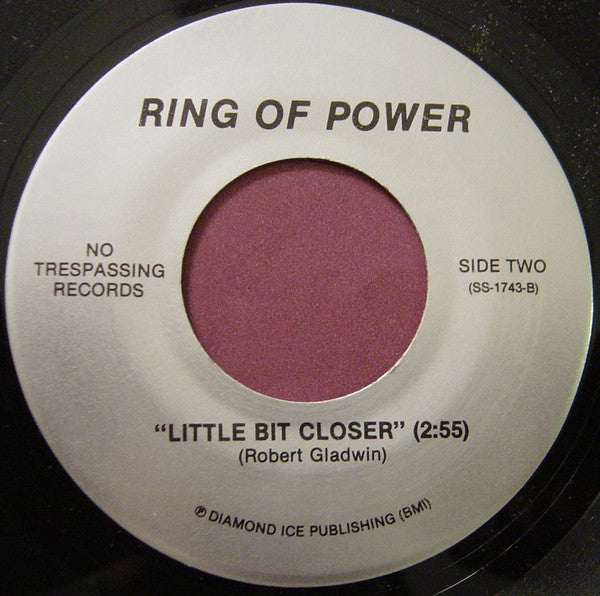 Ring Of Power : Sparks Will Fly (7", Single)