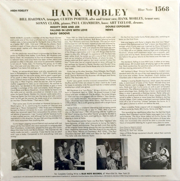 Hank Mobley : Hank Mobley (LP, Album, Mono, RE, 180)