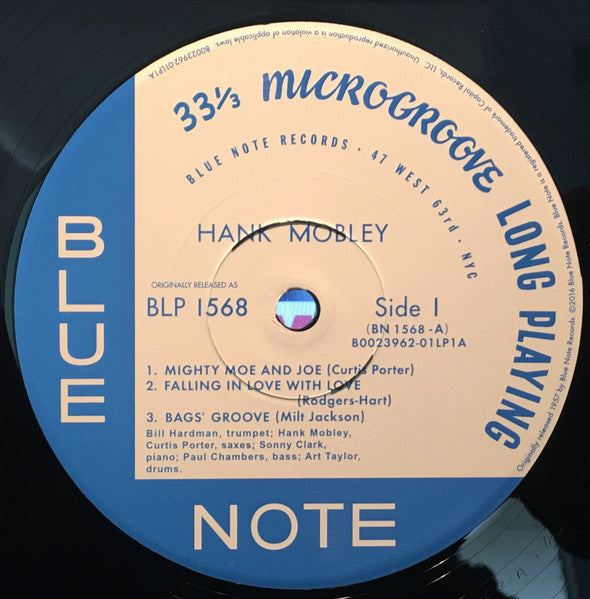 Hank Mobley : Hank Mobley (LP, Album, Mono, RE, 180)