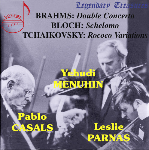 the album cover for Yehudi Menuhin - Double Concerto