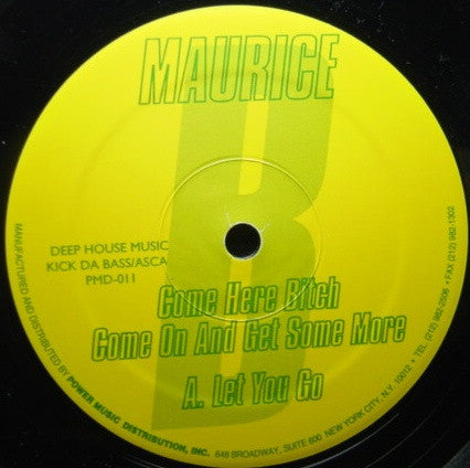 King Maurice : Straight Up Wild Pitch (12")