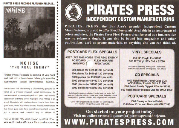 Noi!se : The Real Enemy (Flexi, 5", S/Sided, Card, Promo)