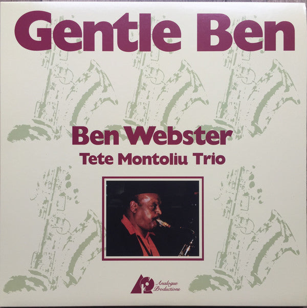 Ben Webster, Tete Montoliu Trio : Gentle Ben (2x12", Album, RE, RM)