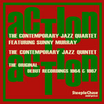 the album cover for Contemporary Jazz Quartet / Sunny Murray - The Contemporary Jazz Quartet/Quintet Featuring Sunny Murray