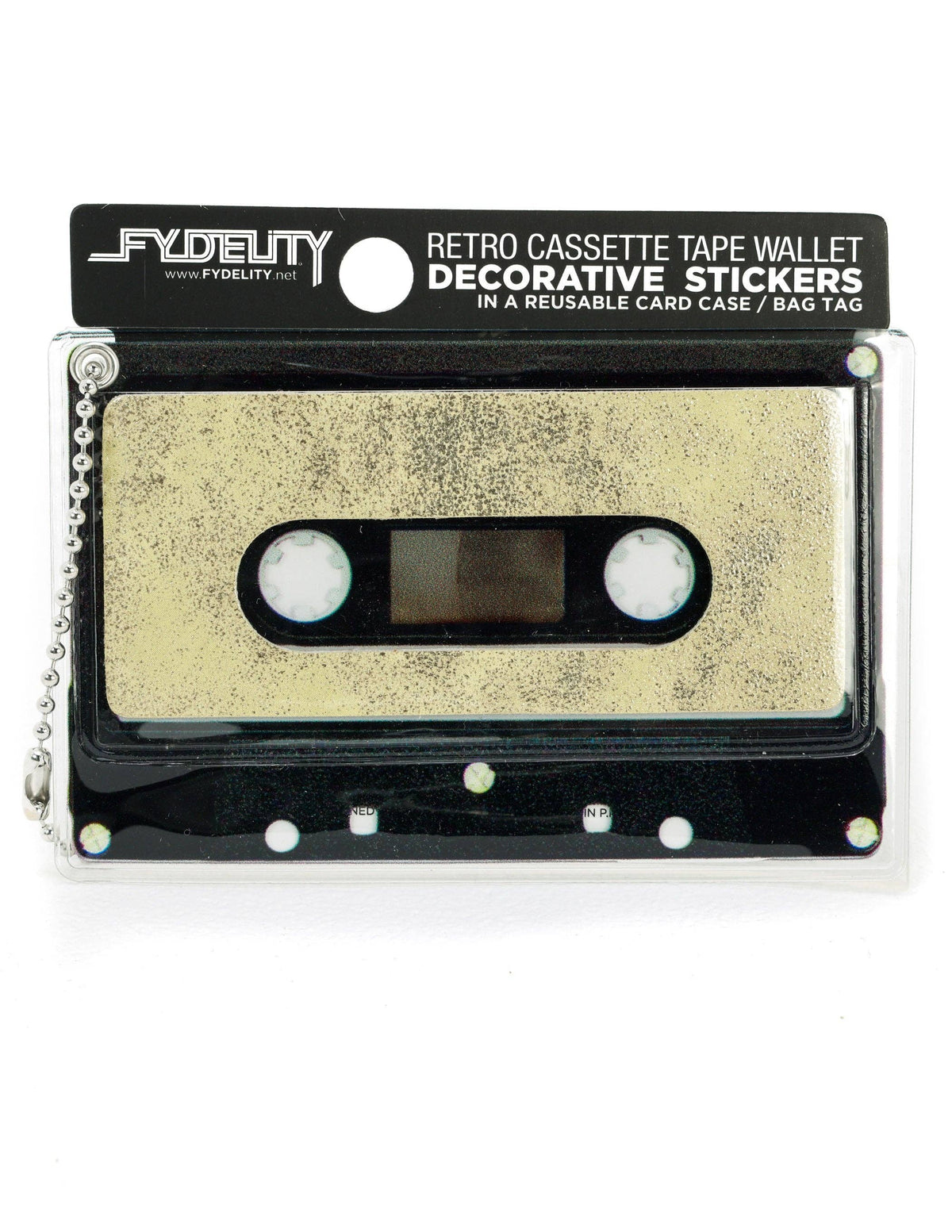 Gold Duster Cassette Wallet Decal Sticker | Metallic Gifts