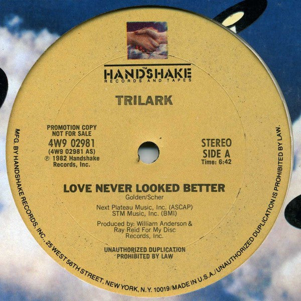 Trilark : Love Never Looked Better (12", Promo)