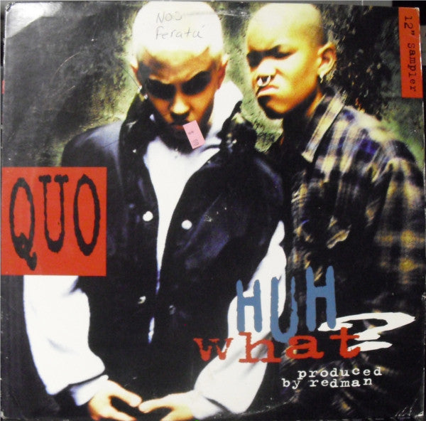 Quo : Huh What? (12", Promo)