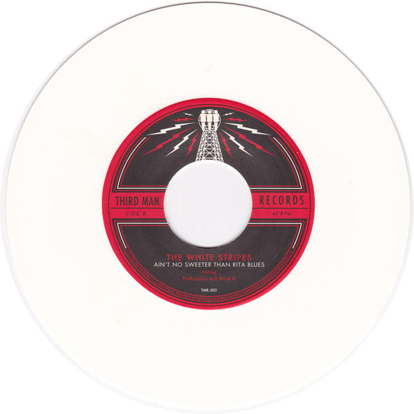The White Stripes : Let You Down (7", Whi)