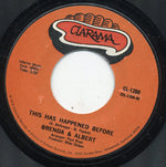 Brenda & Albert : Talking About Loving You / This Has Happened Before (7", Single, Styrene, Mon)