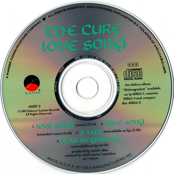 The Cure : Lovesong (CD, Maxi, RE)