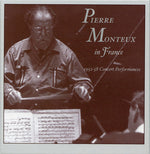 the album cover for Pierre Monteux - In France 1952-1958 Concerts