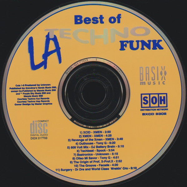 Various : The Best Of LA Techno - Funk (CD, Comp)