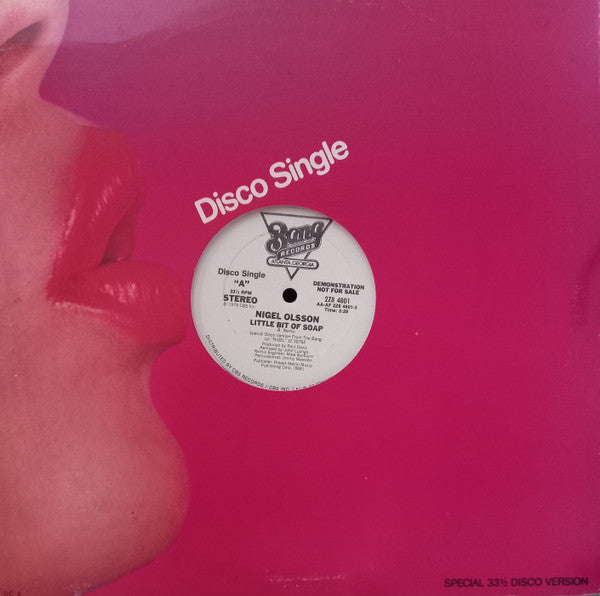 Nigel Olsson : Little Bit Of Soap (12", Single, Promo)