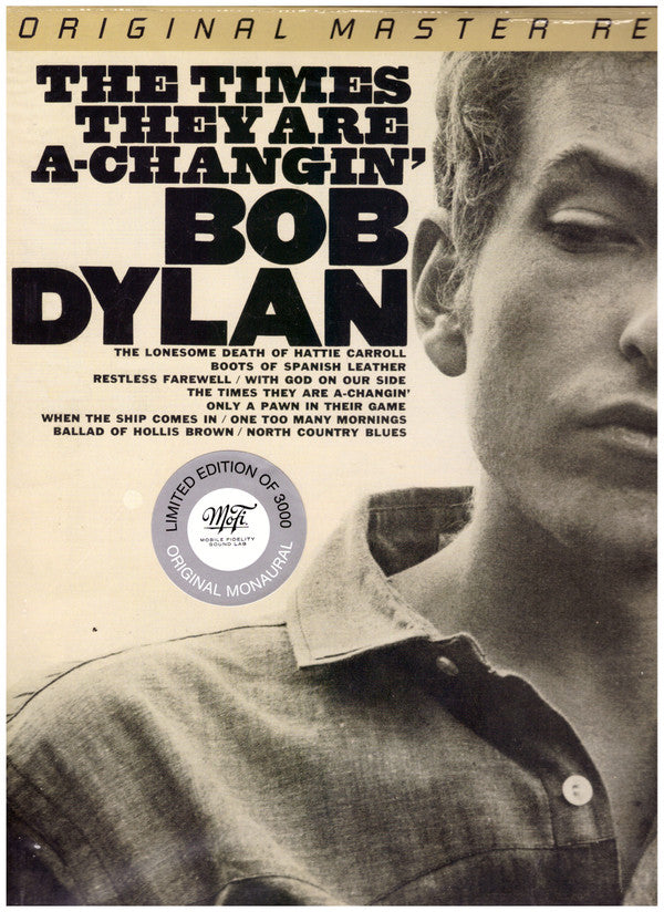 Bob Dylan : The Times They Are A-Changin' (2x12", Album, Mono, Ltd, Num, RE, RM, 180)