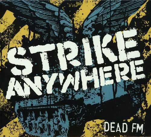 the album cover for Strike Anywhere - Dead FM