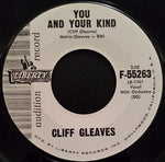 Cliff Gleaves : Long Black Hearse / You And Your Kind (7", Promo)