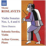 the album cover for Solomia Soroka - Violin Sonatas 1 4 & 6