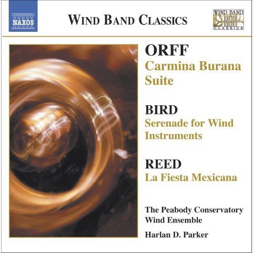 the album cover for Orff/Bird/Reed - Carmina Burana / Serenade / Fiesta Mexicana