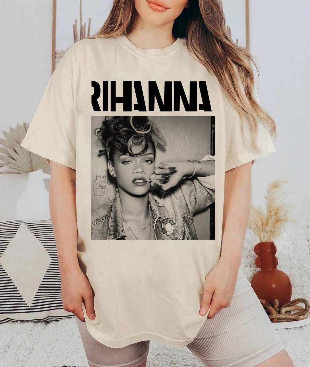 Vintage Rihanna Badgal Tour Tee Hip Hop Rap Unisex Gift