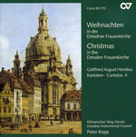 the album cover for Homilius - Christmas in the Dresden Frauenkirche