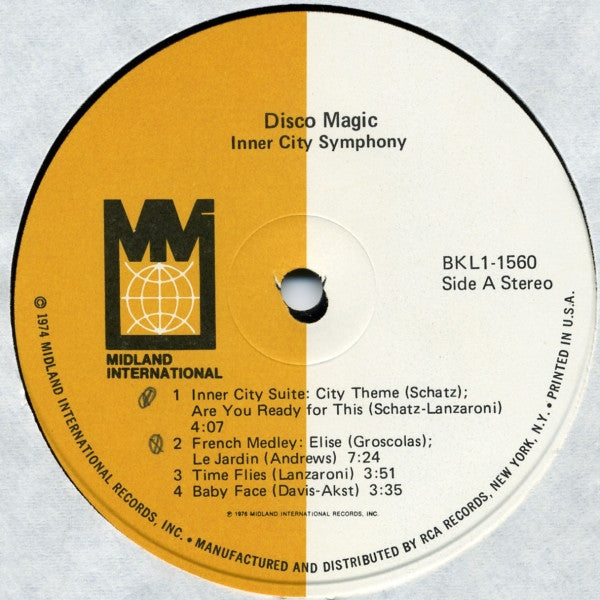 Inner City Symphony : Disco Magic (LP, Album)