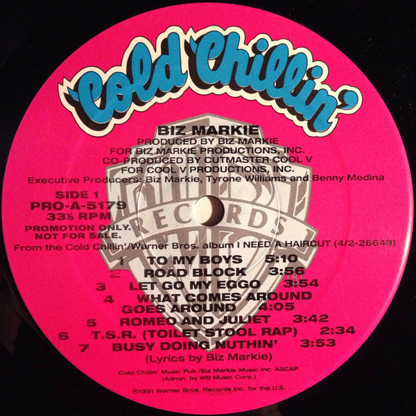 Biz Markie : I Need A Haircut (LP, Promo)