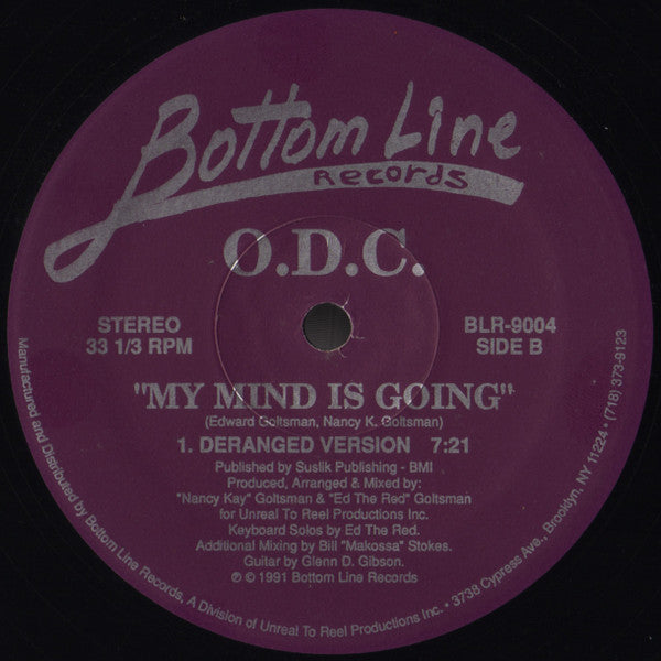 O.D.C. (5) : My Mind Is Going (12")