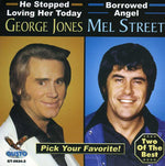the album cover for Jones/Street - George Jones and Mel Street