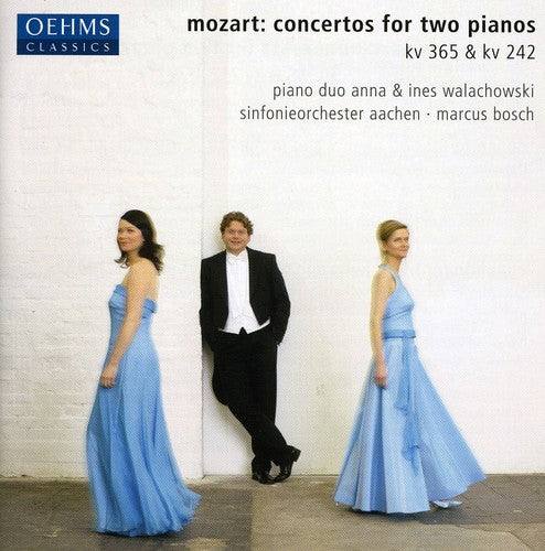 the album cover for W.A. Mozart - 2 Concerti for 2 Pianos K365 & 242