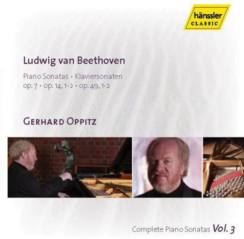 the album cover for Gerhard Oppitz - Piano Sonatas 4 9 10 19 20