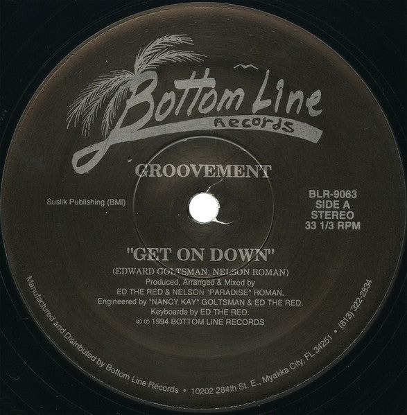 Groovement : Get On Down (12")