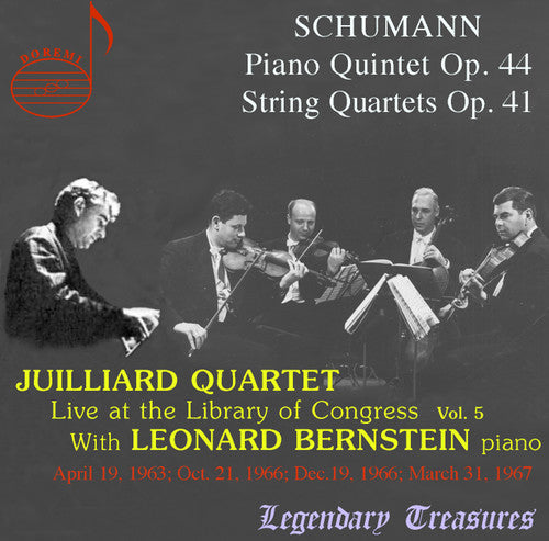 the album cover for Leonard Bernstein - Live at the Library of Congress 5