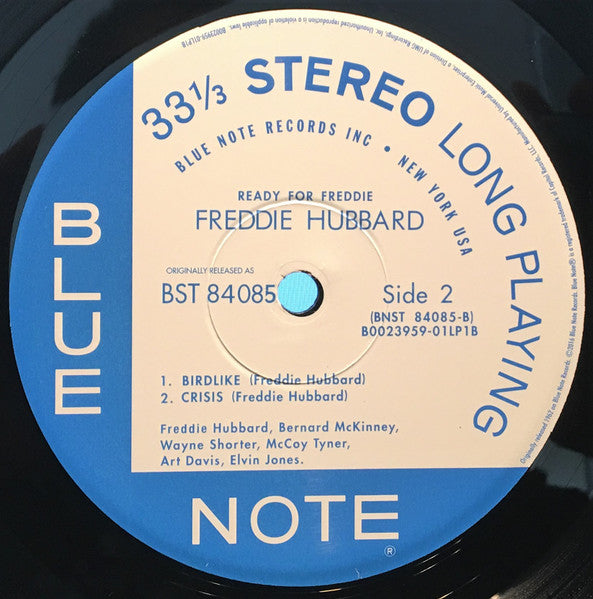 Freddie Hubbard : Ready For Freddie (LP, Album, RE, RM, Gat)
