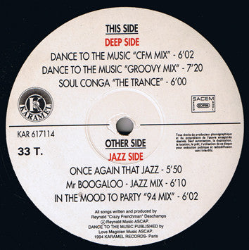 The Crazy Frenchman Presents Groove And The Gang : Jazz & Boogaloo (12", EP, Ltd)