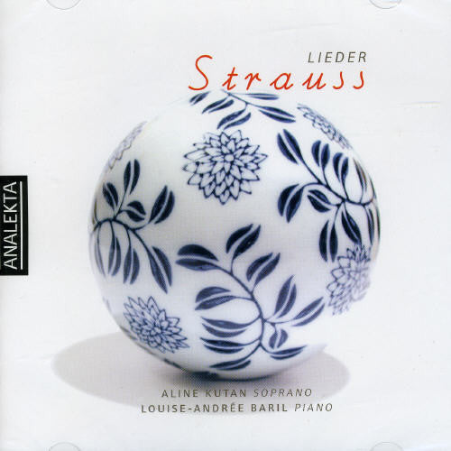 the album cover for J. STRAUSS - Lieder