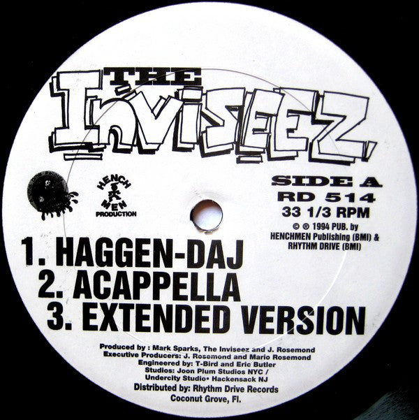 The Inviseez : Haggen-Daj / Gotta Be Real (12")