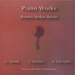 the album cover for Rosetta Senkus Bacon - Piano Works