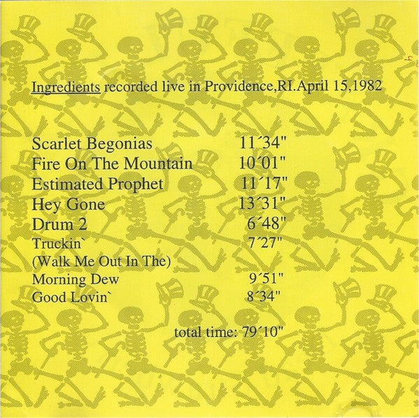 Grateful Dead* : Dead Strawberry (CD, Ltd, Num, Unofficial)