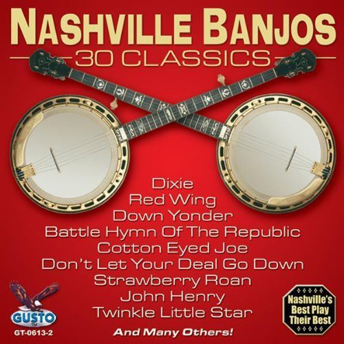 the album cover for Nashville Banjos - 30 Classics