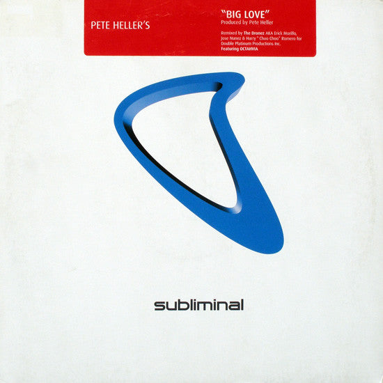 洋楽 PETE HELLER'S BIG LOVE   SUBLIMINAL Buy Pete Heller : Big Love (12