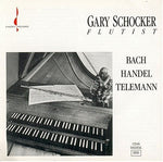 the album cover for GARY SCHOCKER - Plays Bach & Handel