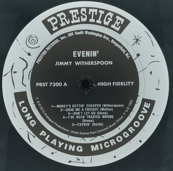 Jimmy Witherspoon : Evenin' Blues (LP, Ltd, Num, RE, RM, 200)